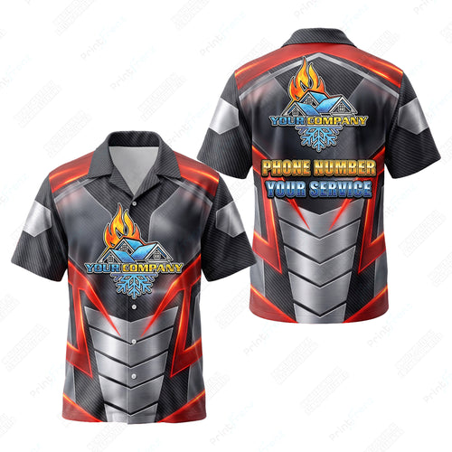 Carbon Ember Cuirass custom HVAC shirt HVPR15 - key