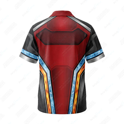 Vulcan Frost Core custom HVAC shirt HVPR17 - back