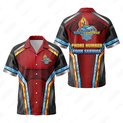 Vulcan Frost Core custom HVAC shirt HVPR17 - key