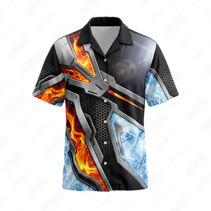 HVAC Pro Fire & Ice Forge custom shirt HVP01 - front