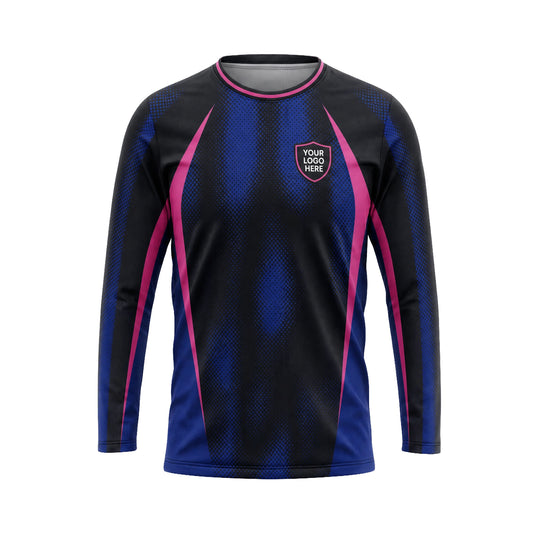 Pink-Blue Snakeskin Halftone custom jersey JSC0001 - front