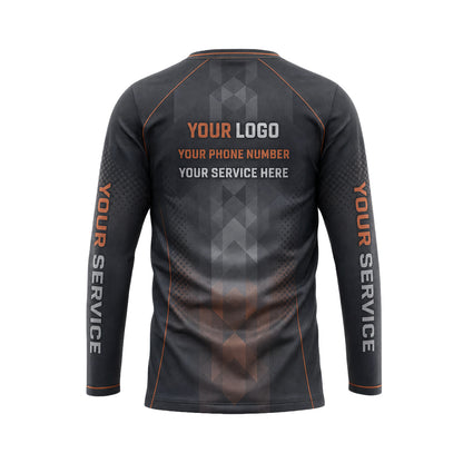 Copper Diamond Fade custom jersey JSC0002 - back