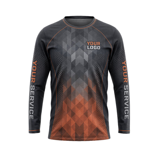 Copper Diamond Fade custom jersey JSC0002 - front