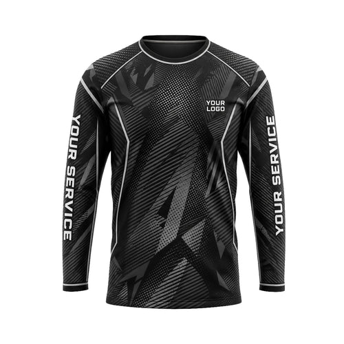 Monochrome Blade Grunge custom jersey JSC0003 - front