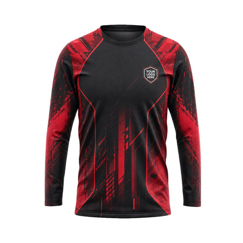 Crimson Glitch Tech custom jersey JSC0005 - front