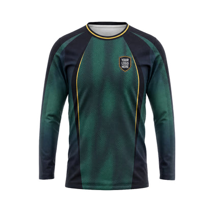 Emerald Halftone Column custom jersey JSC0007 - front