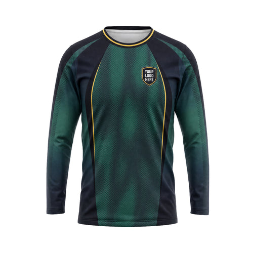 Emerald Halftone Column custom jersey JSC0007 - front