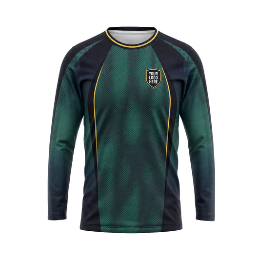Emerald Halftone Column custom jersey JSC0007 - front