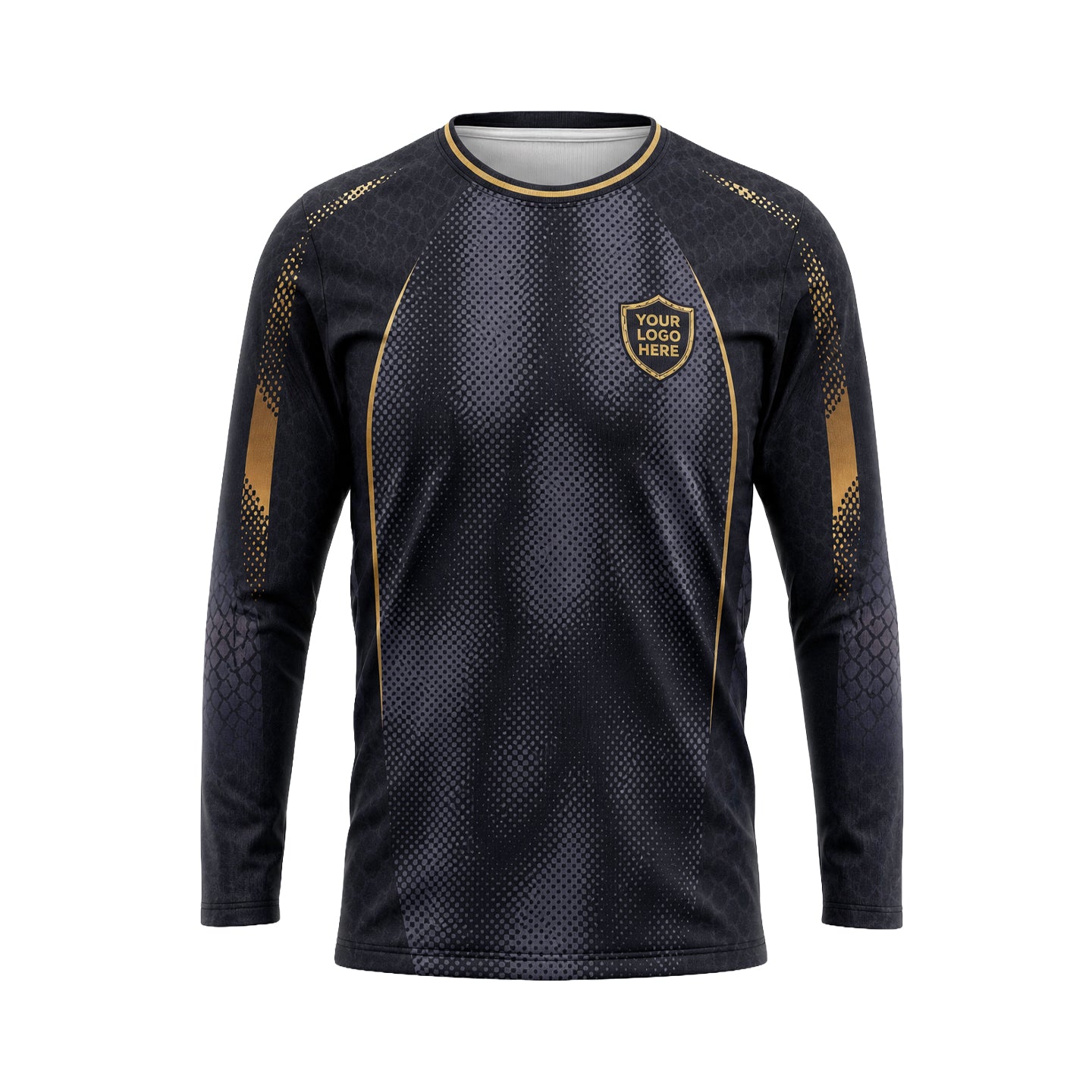 Onyx Gold Snakeskin custom jersey JSC0012 - front