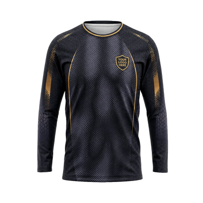 Onyx Gold Snakeskin custom jersey JSC0012 - front