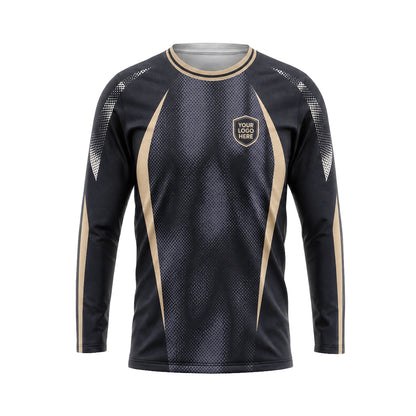 Black Sand Halftone custom jersey JSC0014 - front