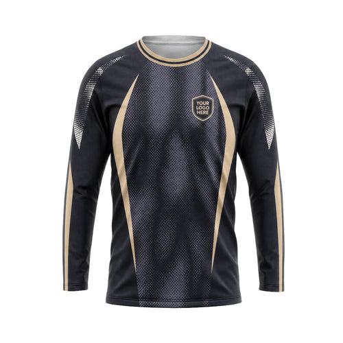 Black Sand Halftone custom jersey JSC0014 - front