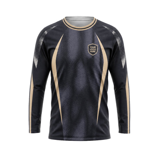 Black Sand Halftone custom jersey JSC0014 - front
