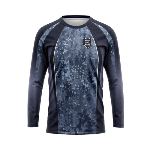 Steel Camo Halftone custom jersey JSC0015 - front