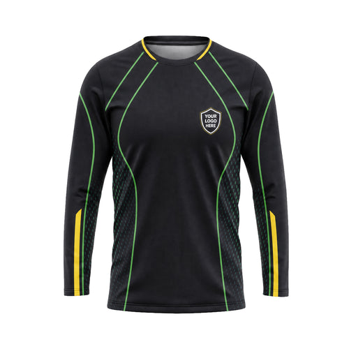 Emerald Contour Lines custom jersey JSC0016 - front