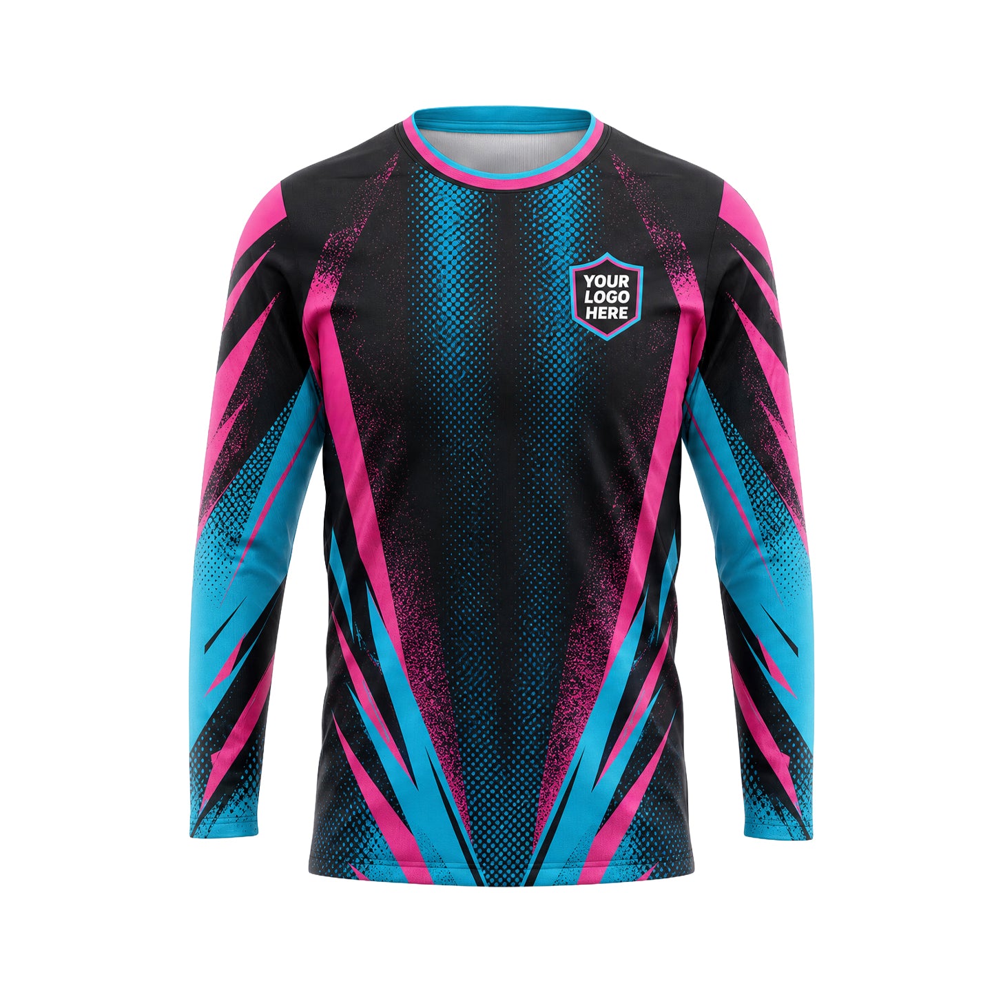 Miami Grunge Spikes custom jersey JSC0020 - front