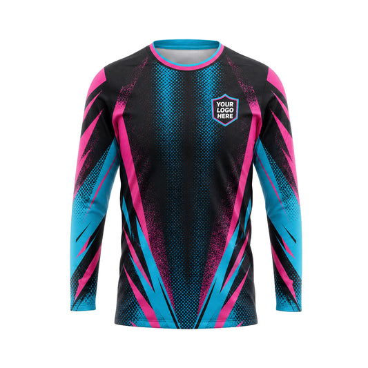 Miami Grunge Spikes custom jersey JSC0020 - front