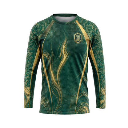 Emerald Baroque Marble custom jersey JSC0022 - front