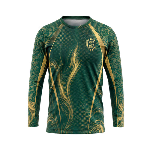 Emerald Baroque Marble custom jersey JSC0022 - front