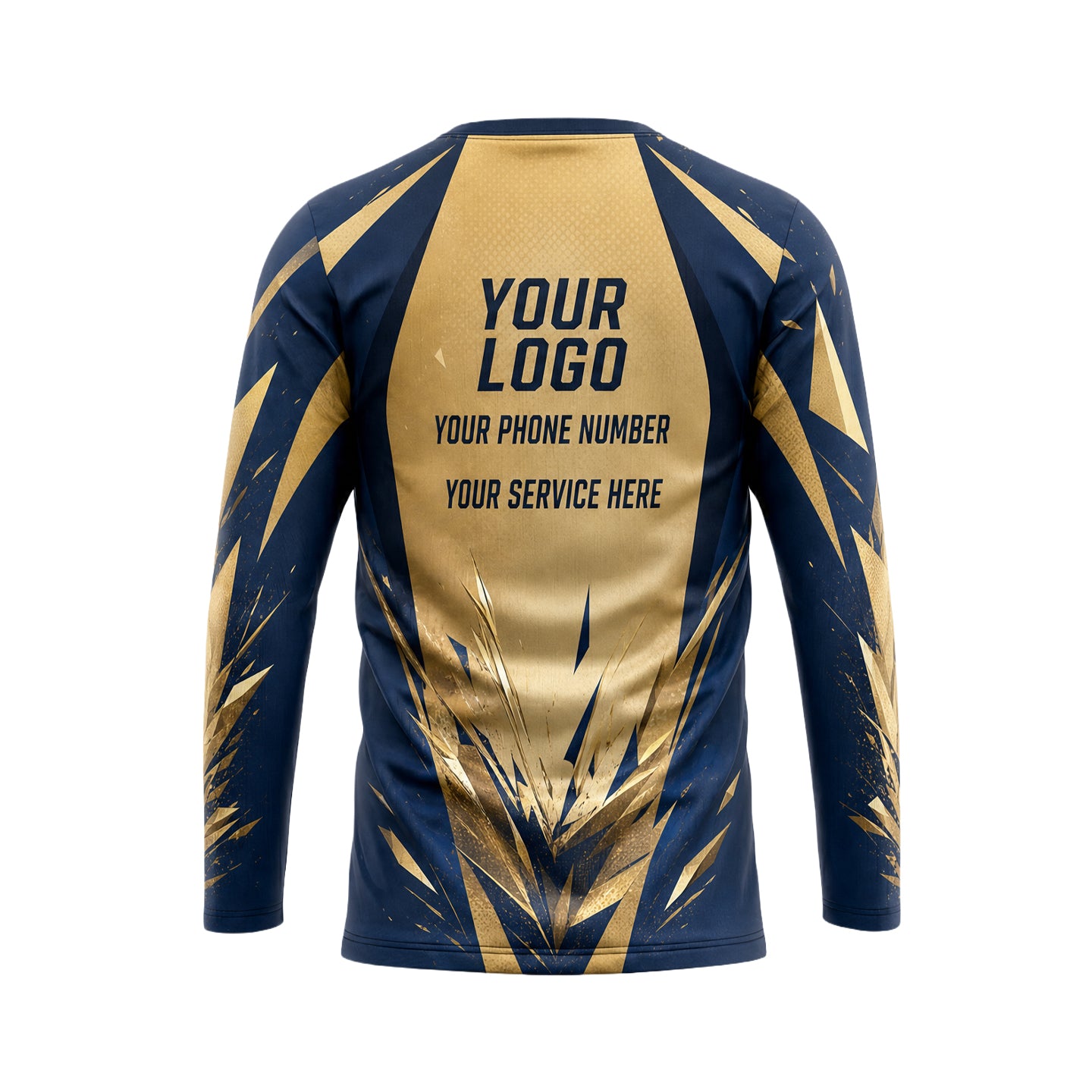 Crystalline Shards custom jersey JSC0023 - back