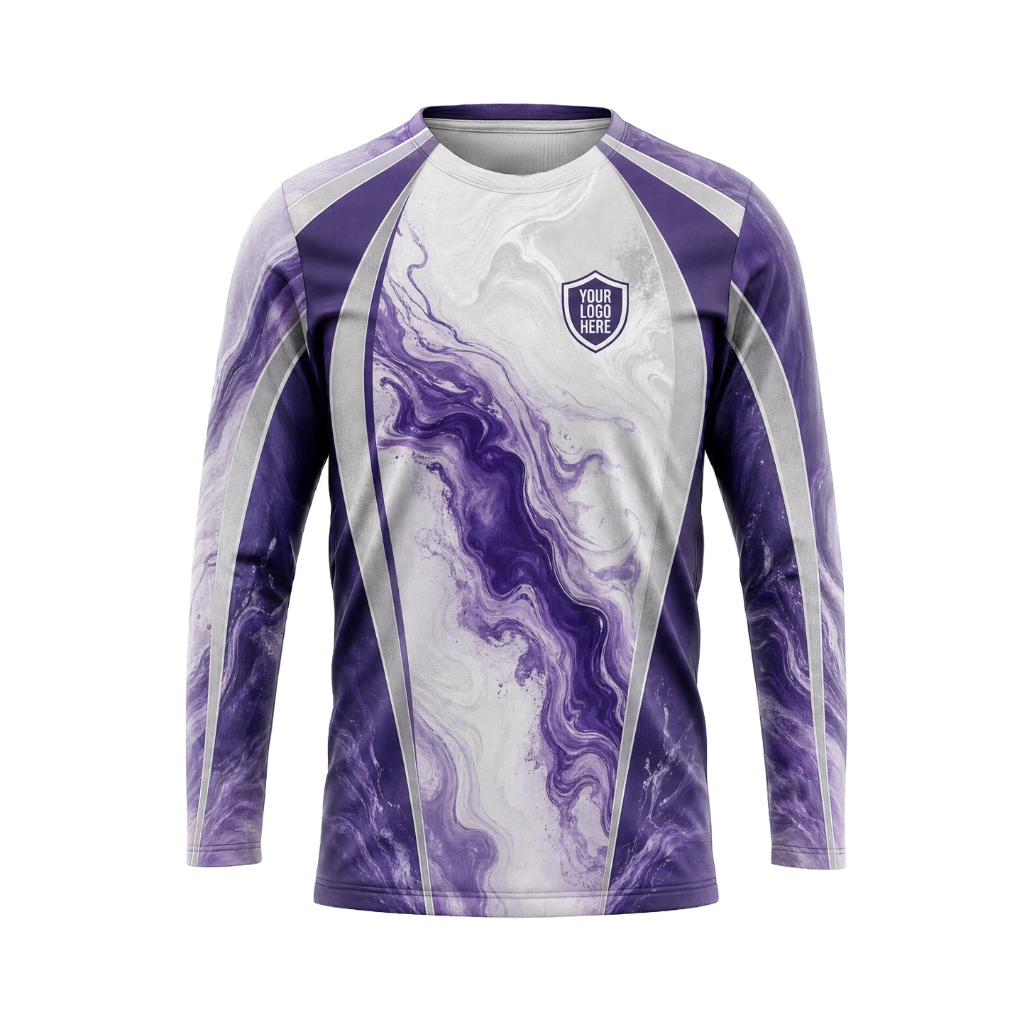 Amethyst Liquid Marble custom jersey JSC0024 - front
