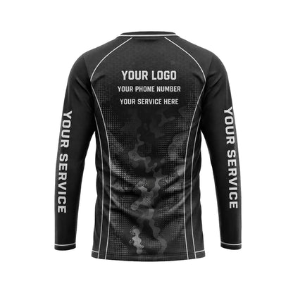 Grey Liquid Swirl custom jersey JSC0034 - back