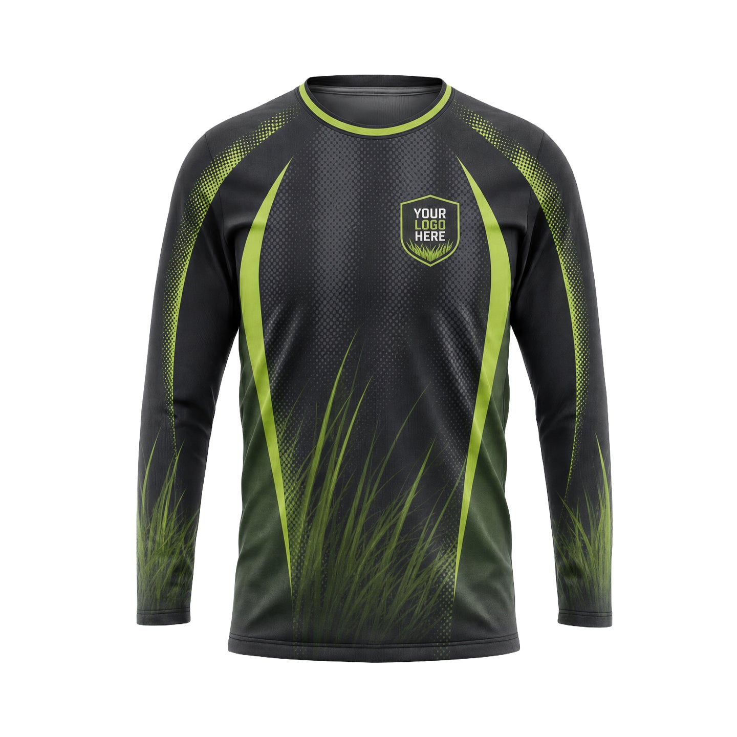 Volt Halftone Arcs custom jersey LCJSC0003 - front