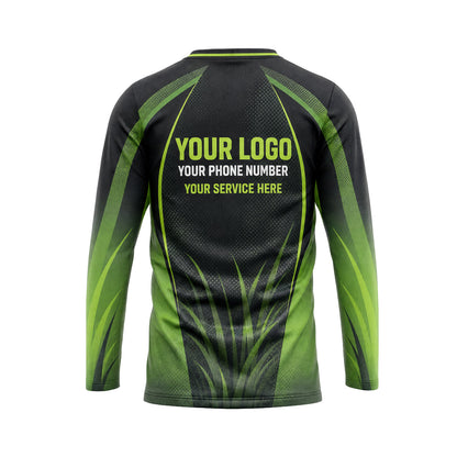 Emerald Grass Sweep custom jersey LCJSC0005 - back