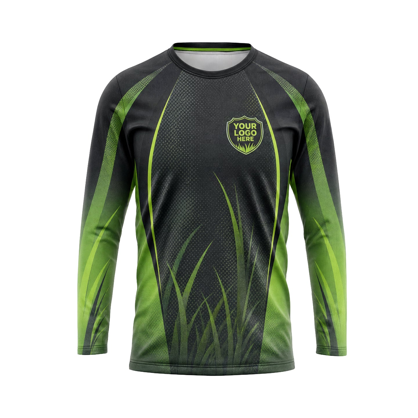 Emerald Grass Sweep custom jersey LCJSC0005 - front