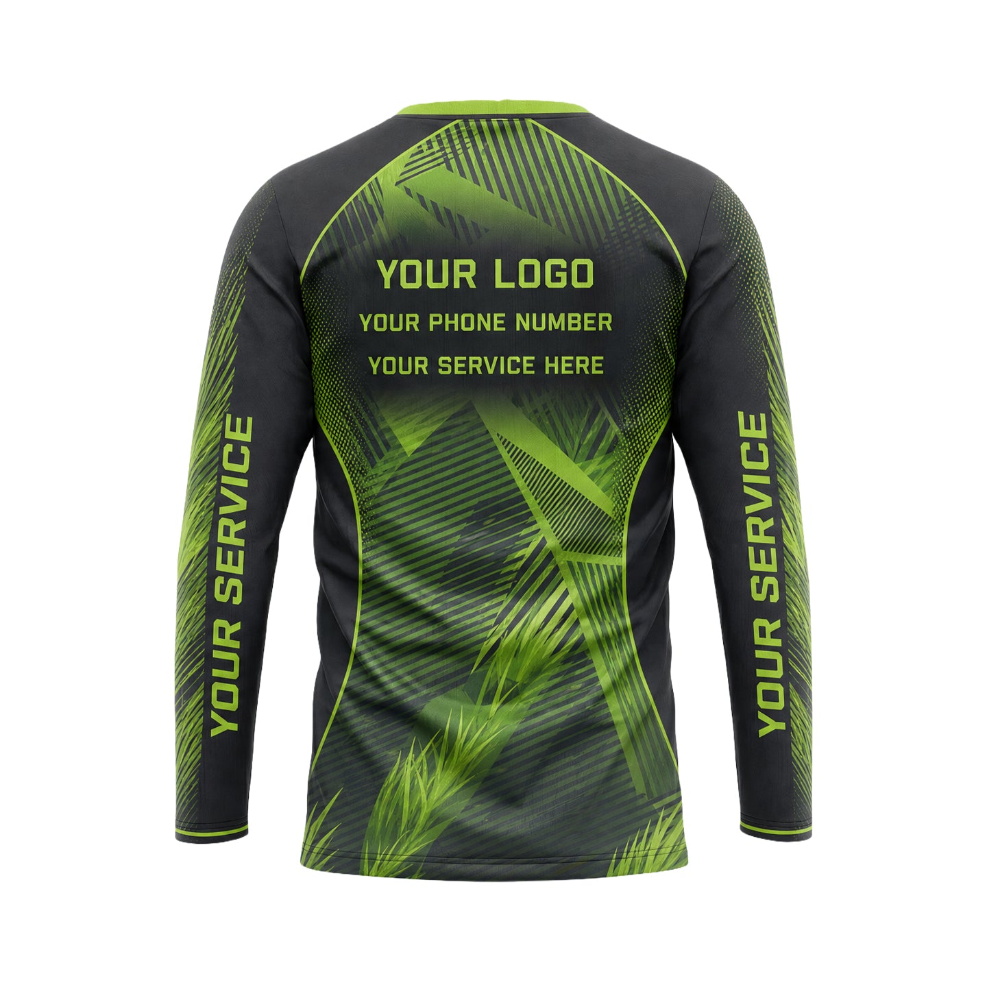 Toxic Volt abstract print shirt LCABSV0012 - back