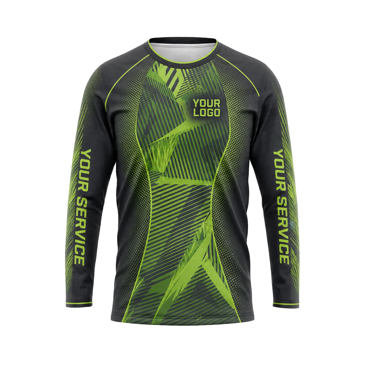 Toxic Volt abstract print shirt LCABSV0012 - front