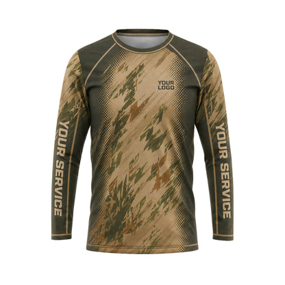 Camo Timber Drift abstract print shirt LCABSV0016 - front