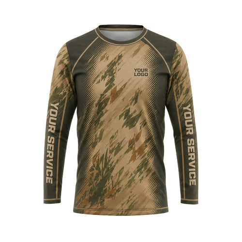 Camo Timber Drift abstract print shirt LCABSV0016 - front