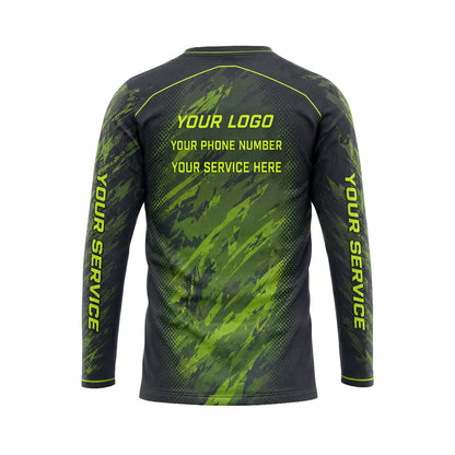 Volt Lightning Strike abstract print shirt LCABSV0017 - back