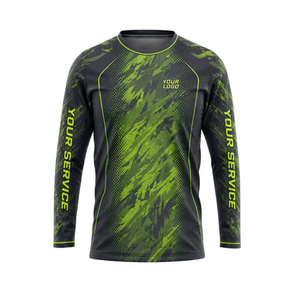 Volt Lightning Strike abstract print shirt LCABSV0017 - front