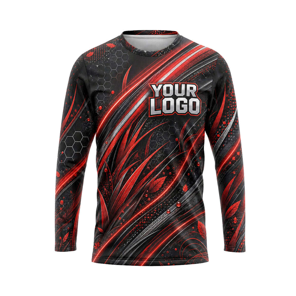 Crimson Blade Storm Green Pulse lawn care shirt LCGP0025 - front