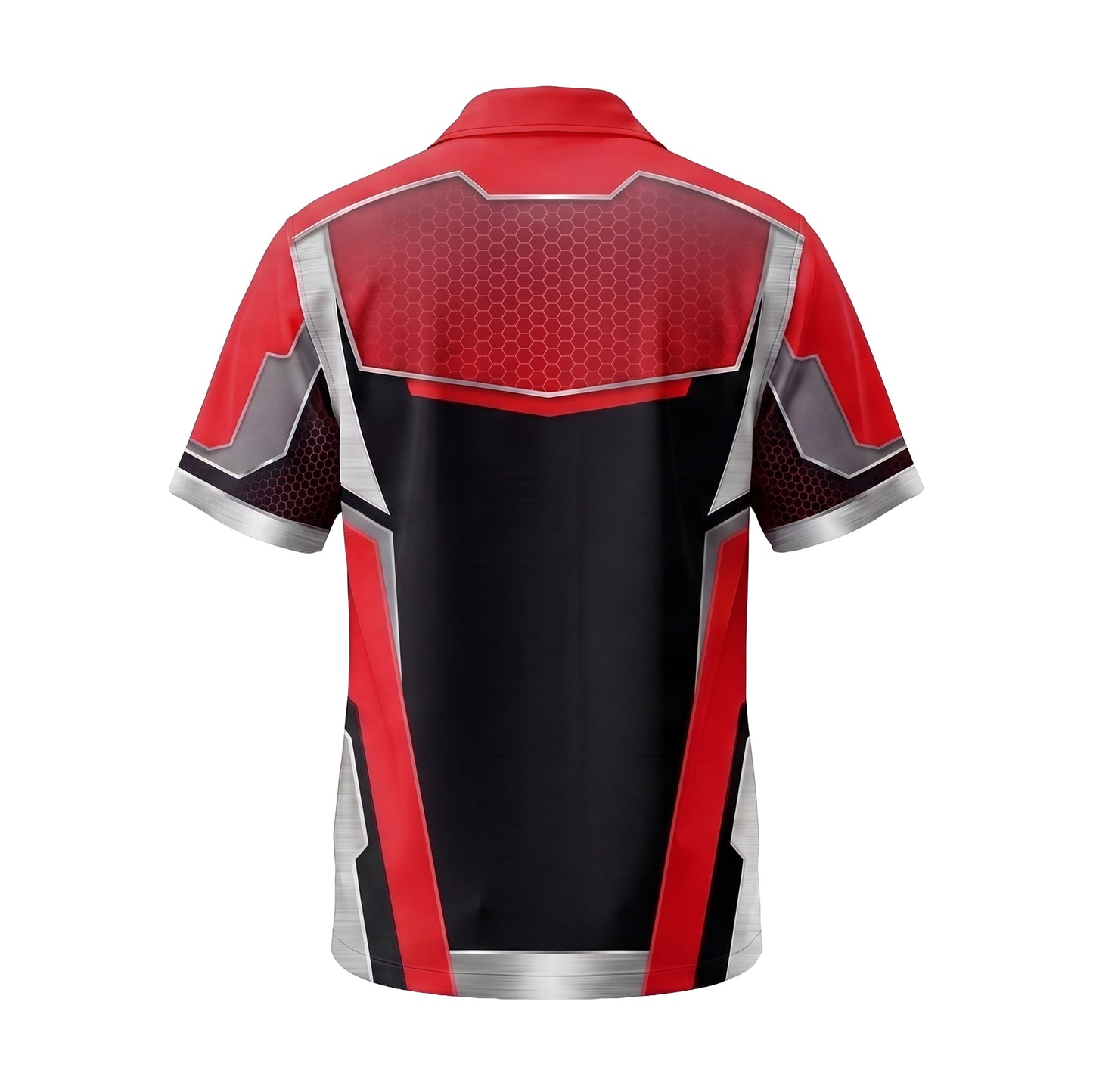 Live Wire Electrician Red Electrician mascot shirt ELMC02R - back