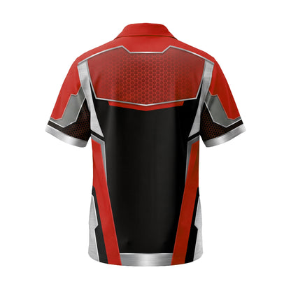 Red Confident Refrigerant Pro HVAC mascot shirt HVMC02R - back