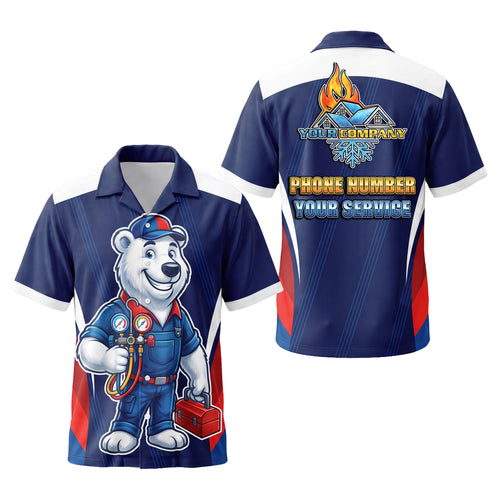 Toolbox Polar Bear Tech HVAC mascot shirt HVMC07 - key