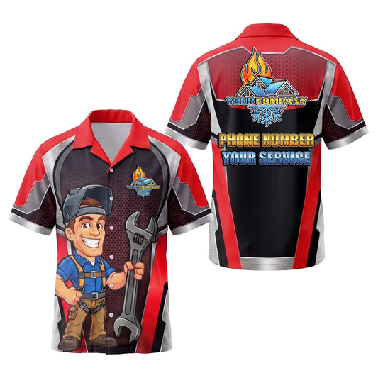 Rigging Harness Ironworker Red Ironworker mascot shirt IRONMC02R - key