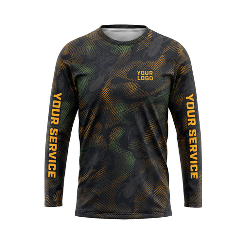 Camo Beetle Field pest control abstract shirt PCABSV0005 - front