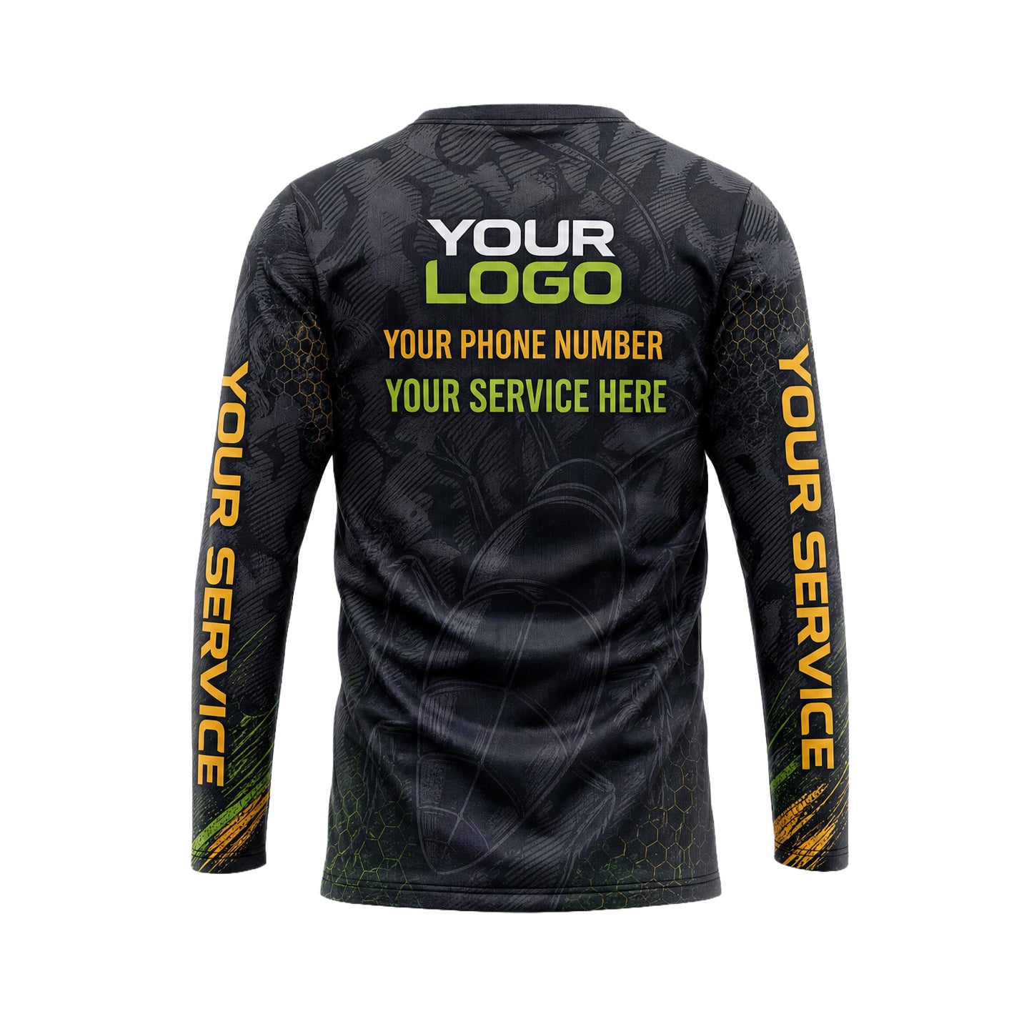 Toxic Roach Strike pest control abstract shirt PCABSV0006 - back