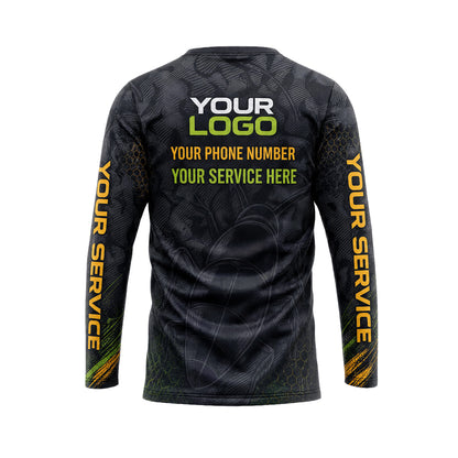 Toxic Roach Strike pest control abstract shirt PCABSV0006 - back