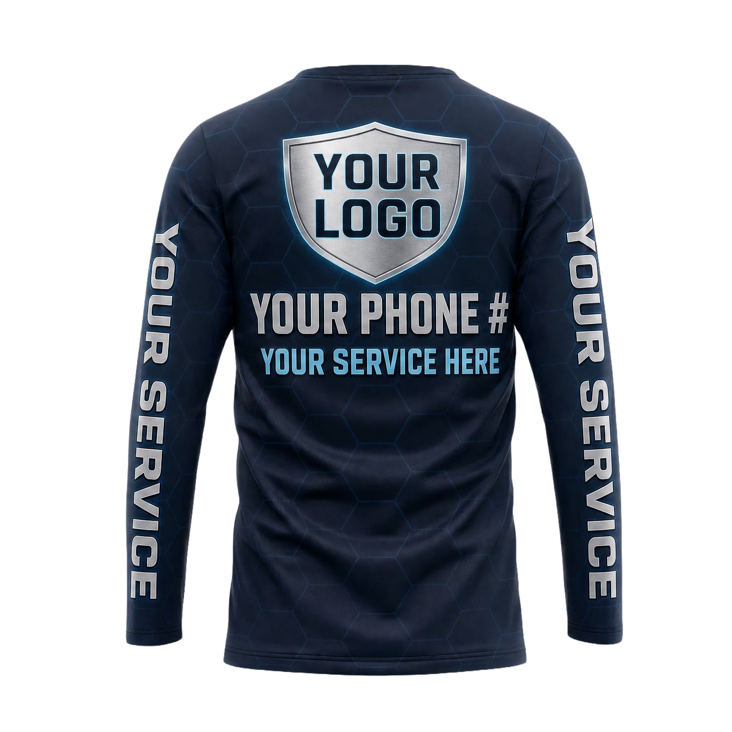 Neon Shield Home Defense pest control shirt PCSG01 - back