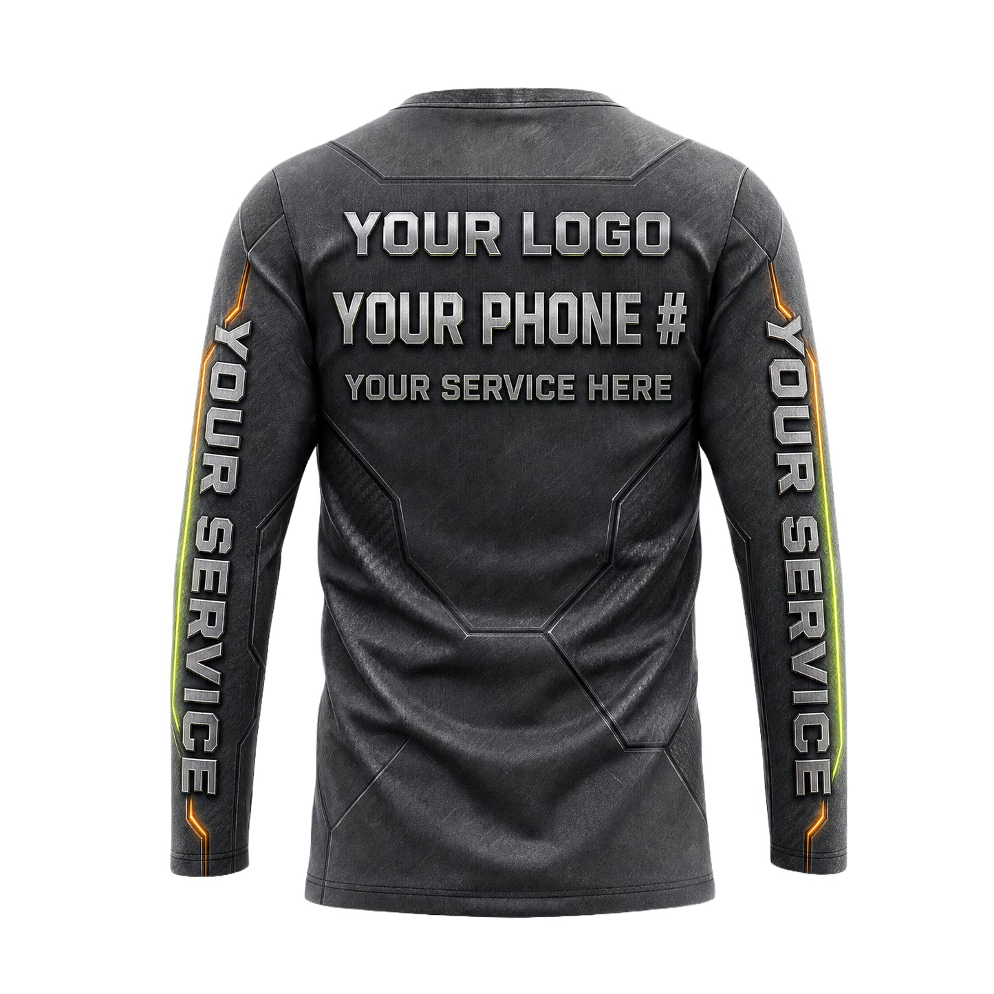Carbon Hive Bug Grid pest control shirt PCSG07 - back