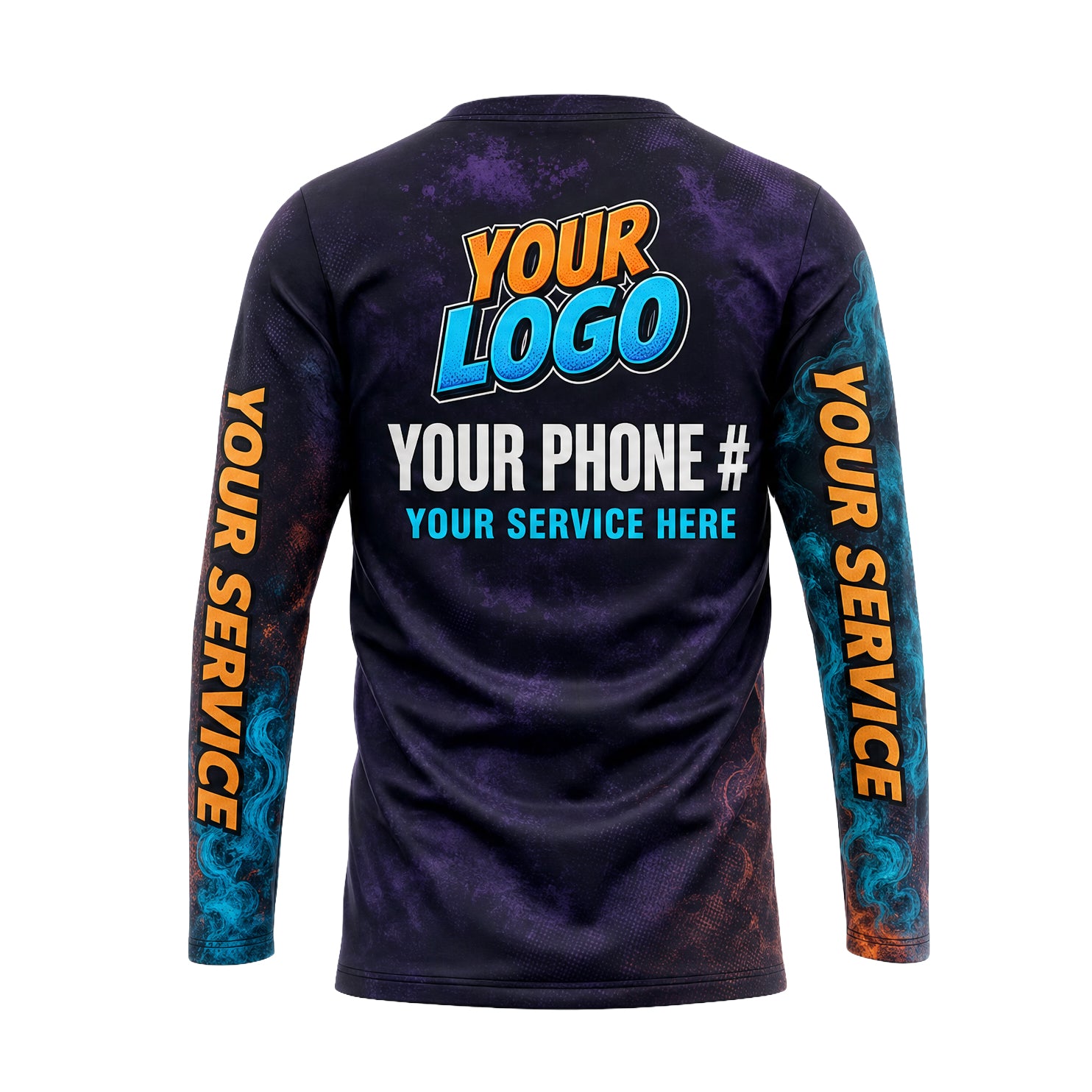 Inferno Frost Bug Smoke pest control shirt PCSG10 - back