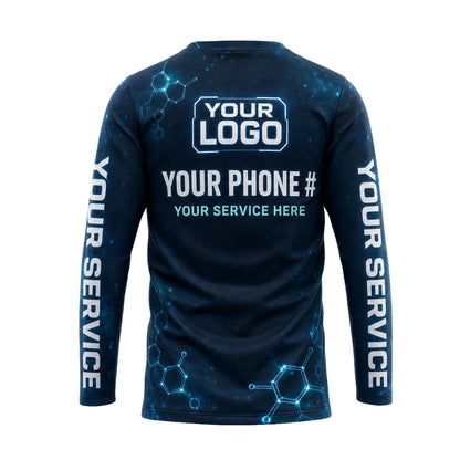 Neon DNA Tick Defense pest control shirt PCSG12 - back