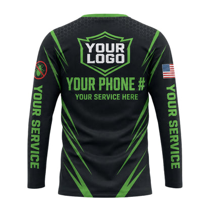 Green Home Defense Fogger pest control shirt PCST03 - back