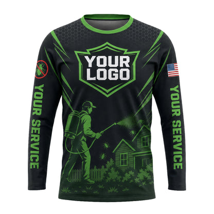 Green Home Defense Fogger pest control shirt PCST03 - front