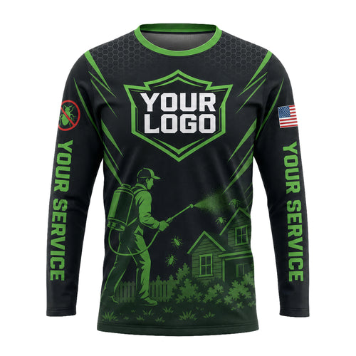 Green Home Defense Fogger pest control shirt PCST03 - front